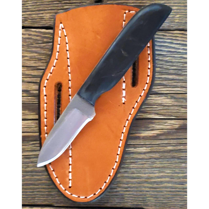 2 3/4" Blade Knife with Dark Sheep Horn Handle