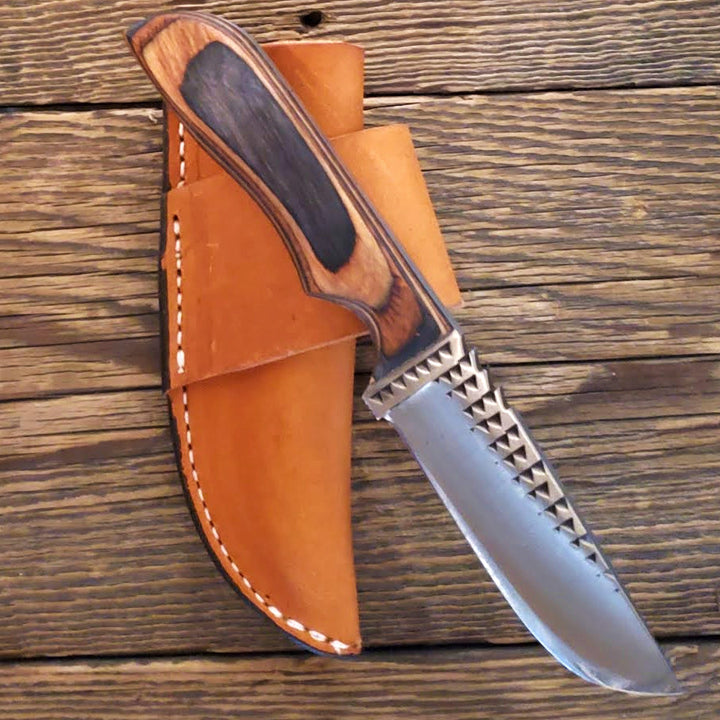 3 3/4" Diamondback Knife Buckskin Wood Handle