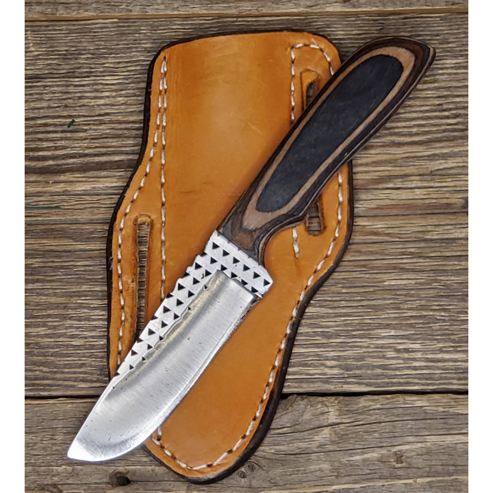 3 3/4" Diamondback Knife Buckskin Wood Handle