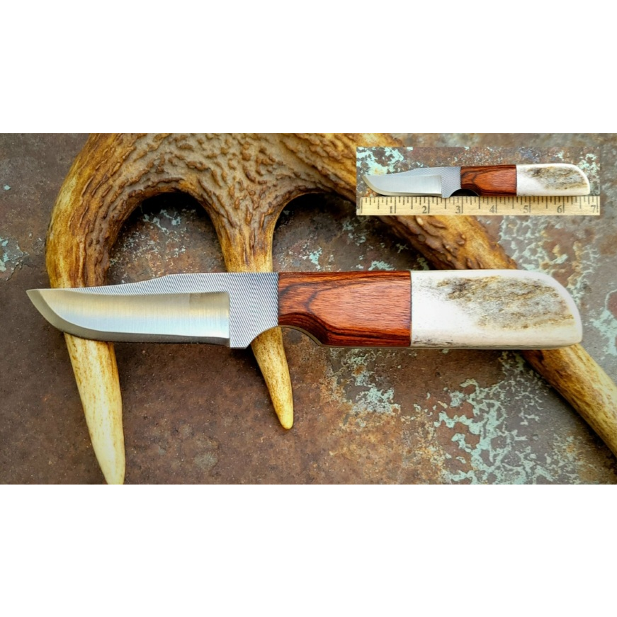 3" Blade Knife - Elk and Walnut Handle