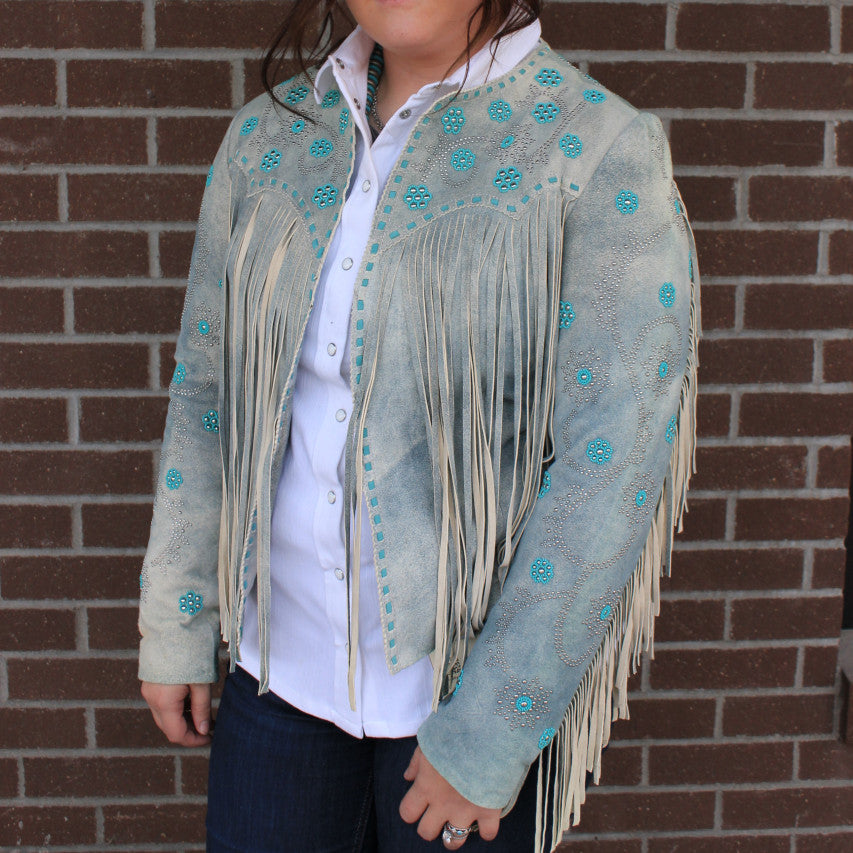 Janice Beaded Fringe Jacket