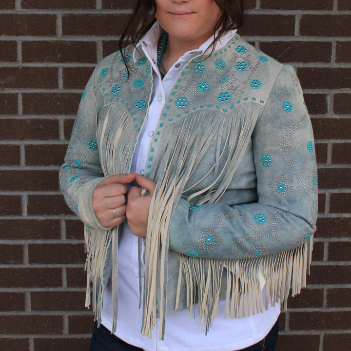 Janice Beaded Fringe Jacket