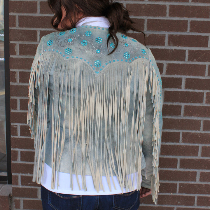 Janice Beaded Fringe Jacket