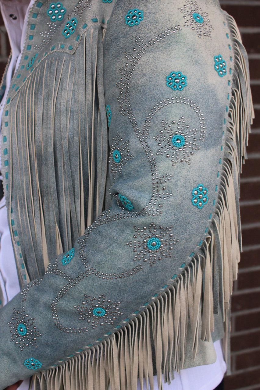 Janice Beaded Fringe Jacket