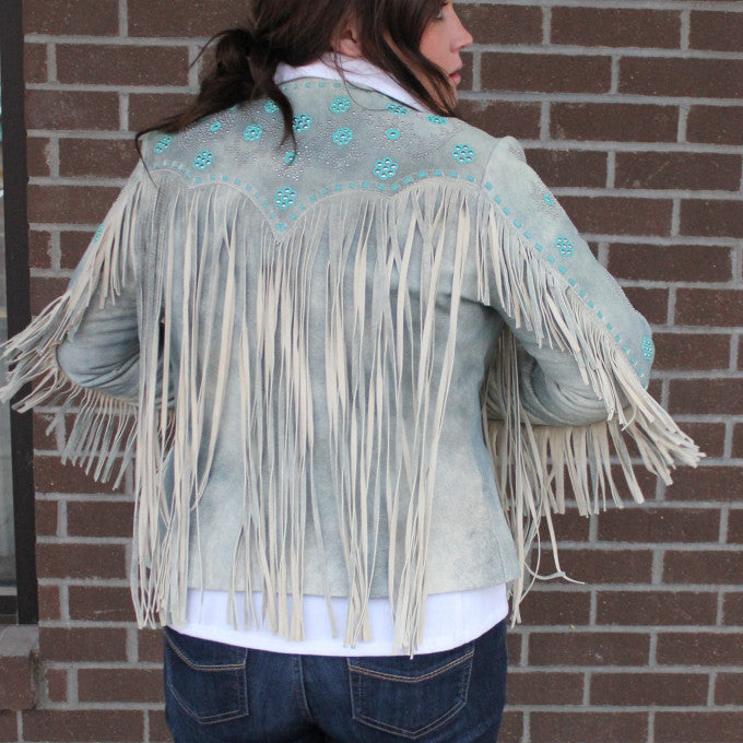 Janice Beaded Fringe Jacket
