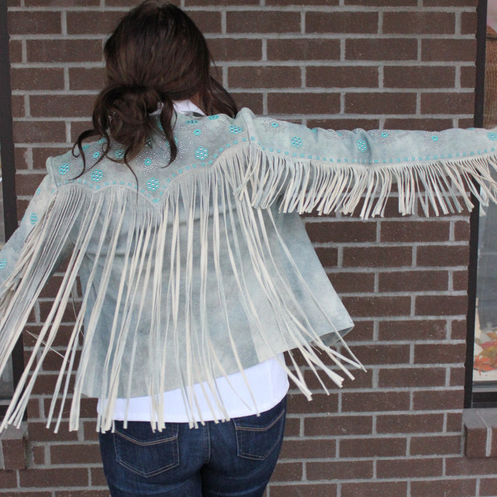 Janice Beaded Fringe Jacket