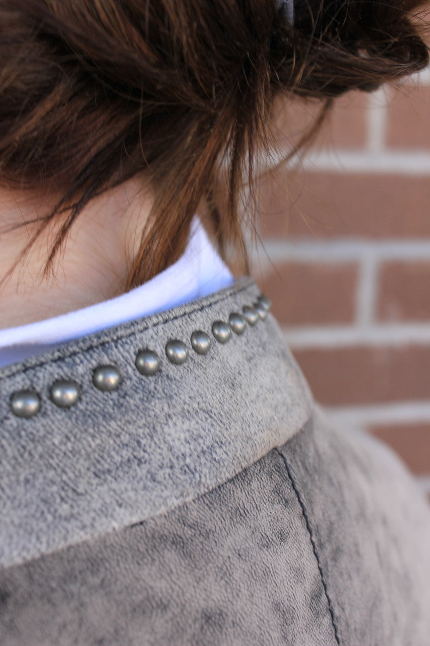 Vintage Leather 3/4 Length Jacket