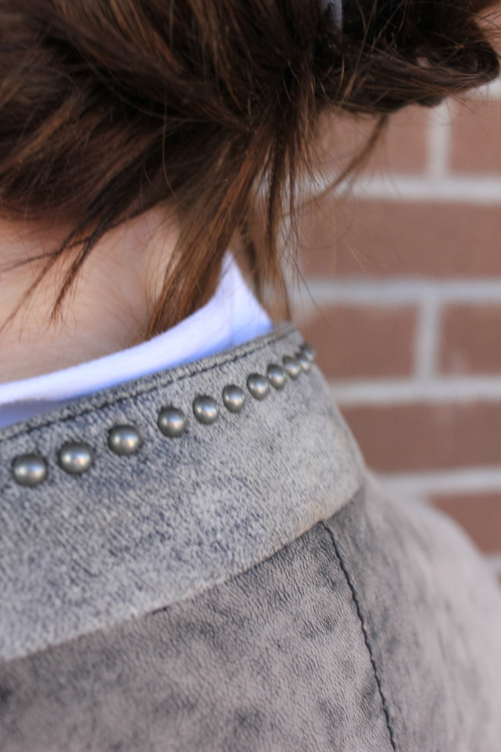 Vintage Leather 3/4 Length Jacket