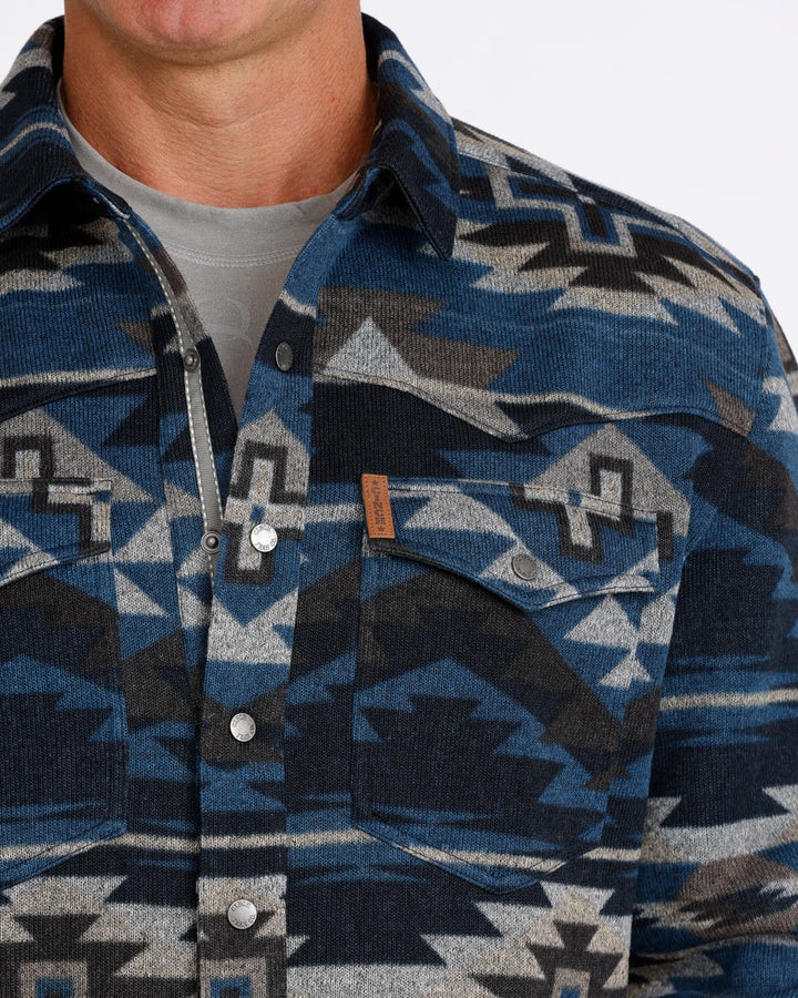 Custom Cowboy Shop - Men's Cinch Aztec Shirt Jacket