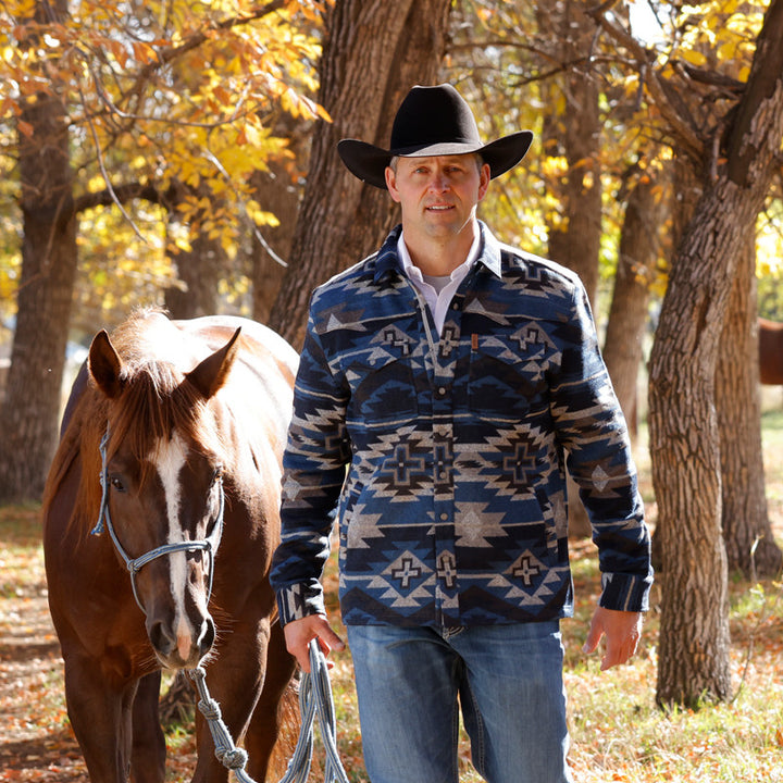 Custom Cowboy Shop - Men's Cinch Aztec Shirt Jacket