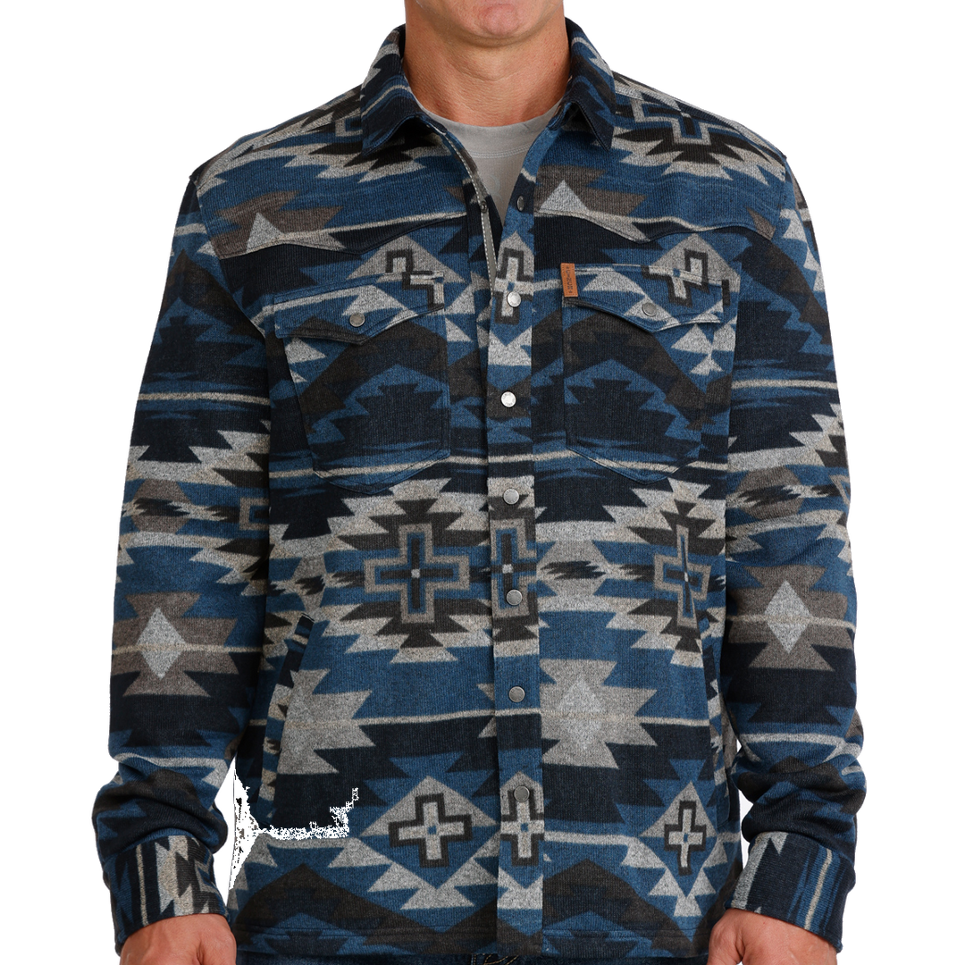 Custom Cowboy Shop - Men's Cinch Aztec Shirt Jacket