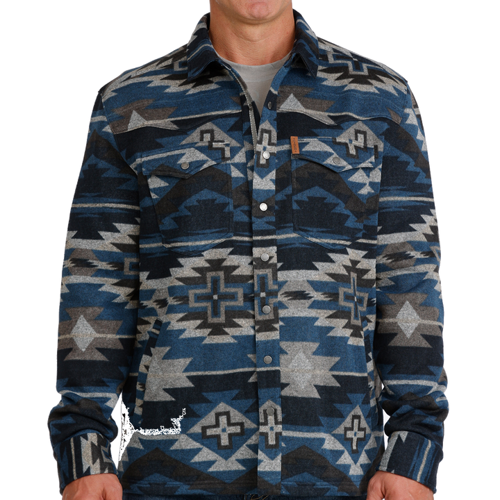 Custom Cowboy Shop - Men's Cinch Aztec Shirt Jacket