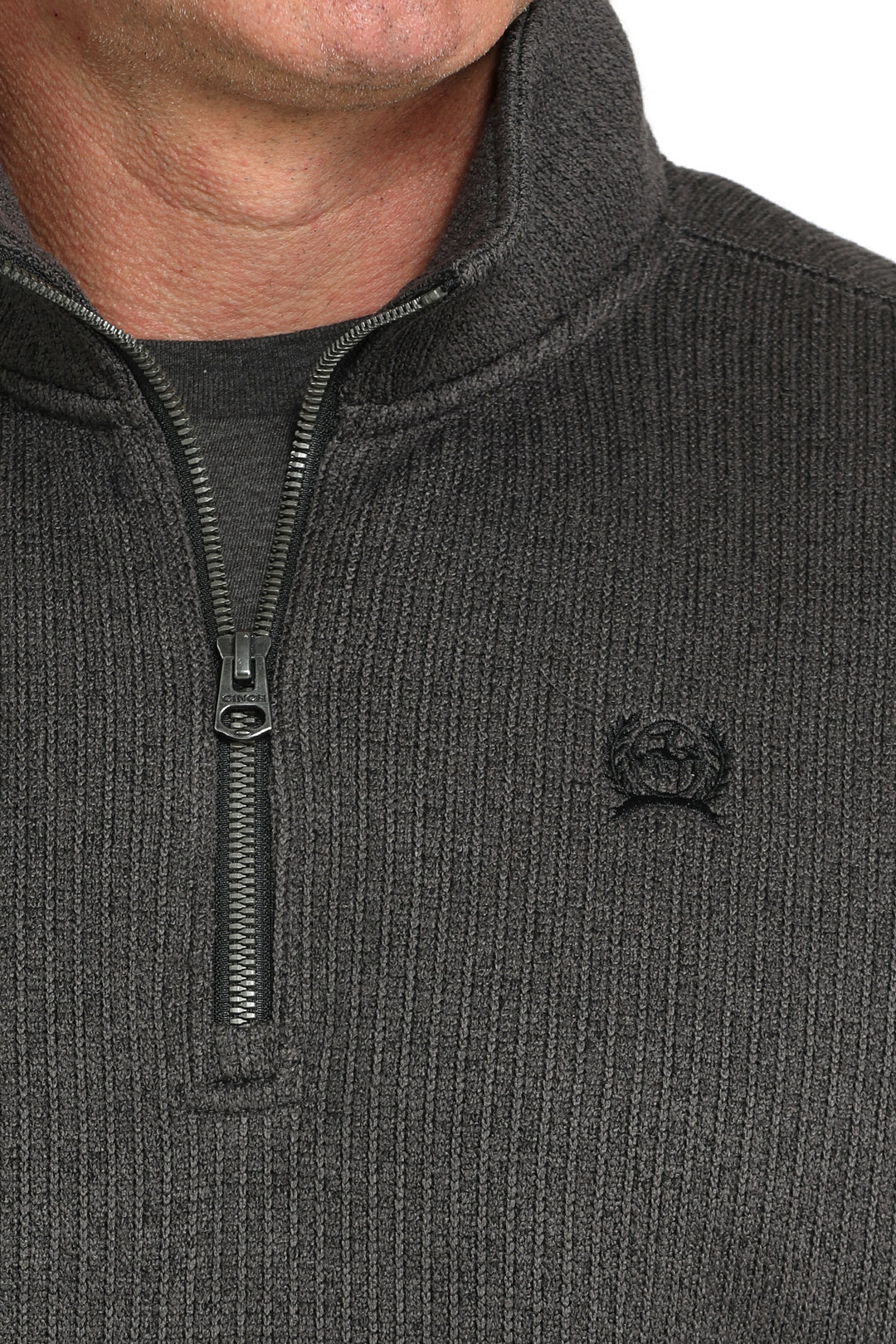 Men's 1/4 Zip Pullover - Charcoal