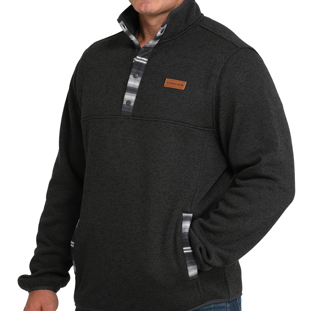 Men's Charcoal Pullover Sweater