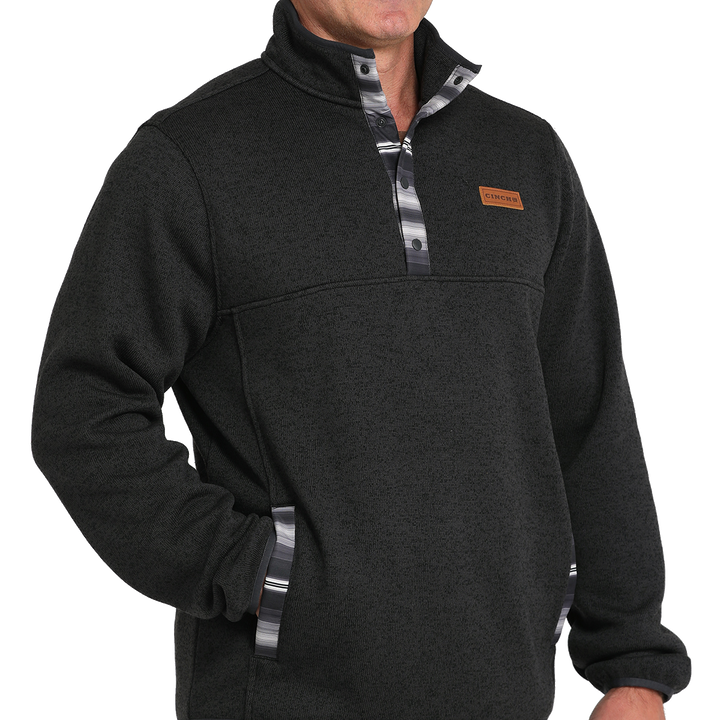 Men's Charcoal Pullover Sweater