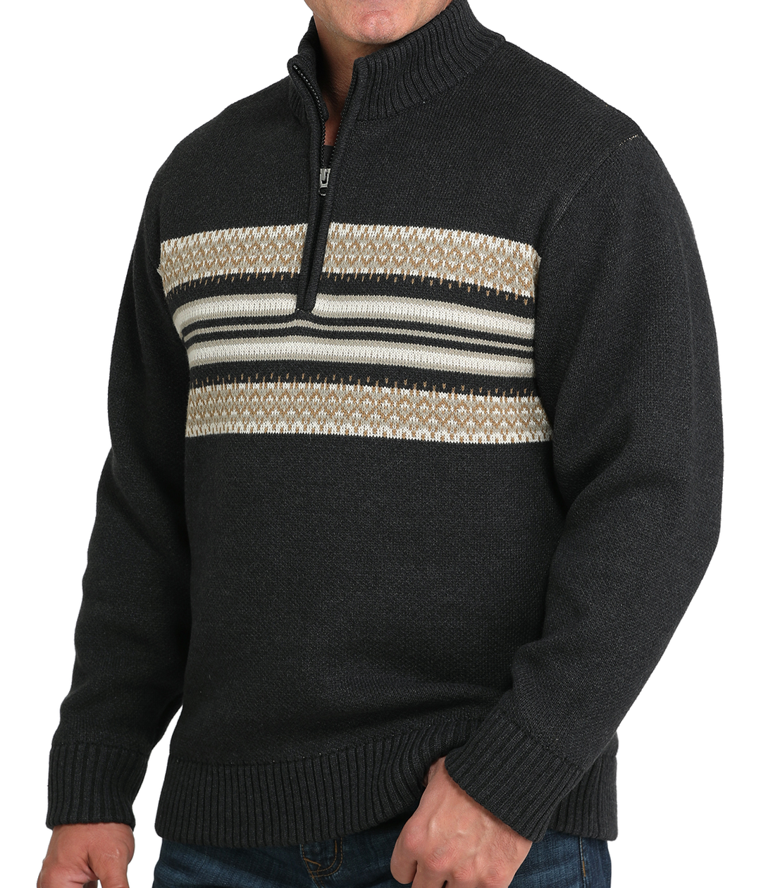 1/4 Zip Pullover Sweater