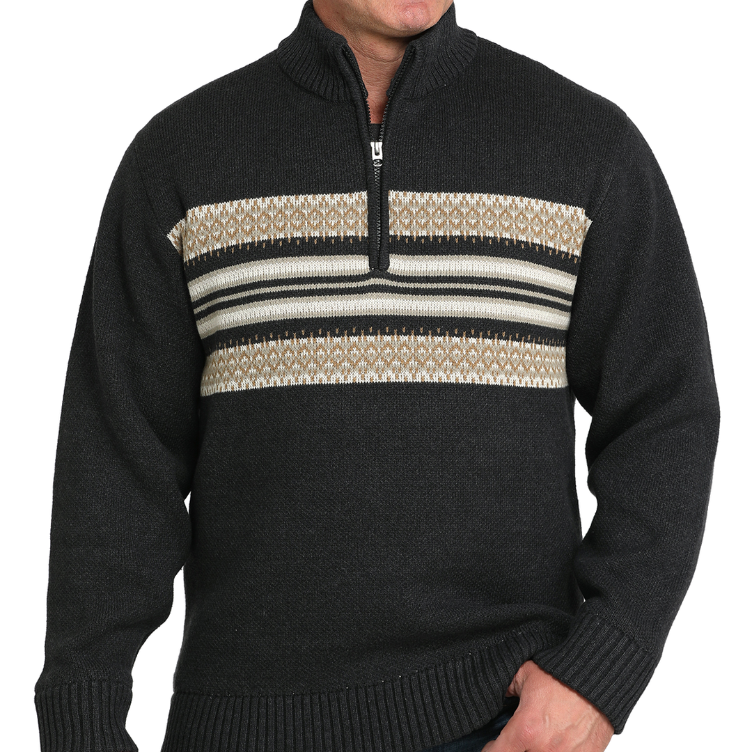 1/4 Zip Pullover Sweater