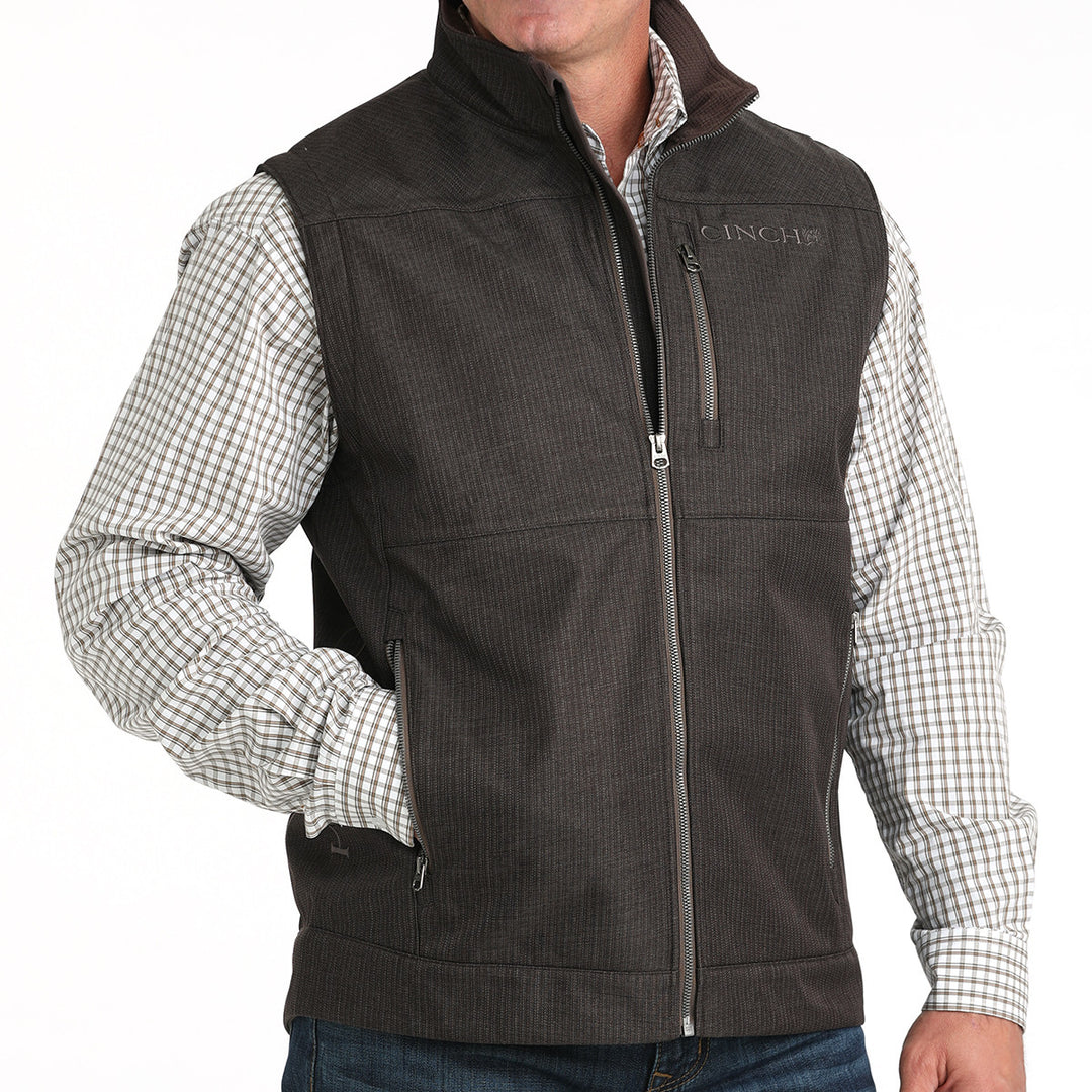 Brown Bonded Vest