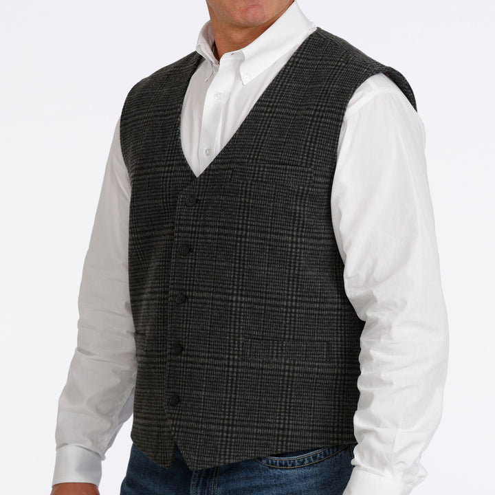 Cinch's Mens Plaid Vest