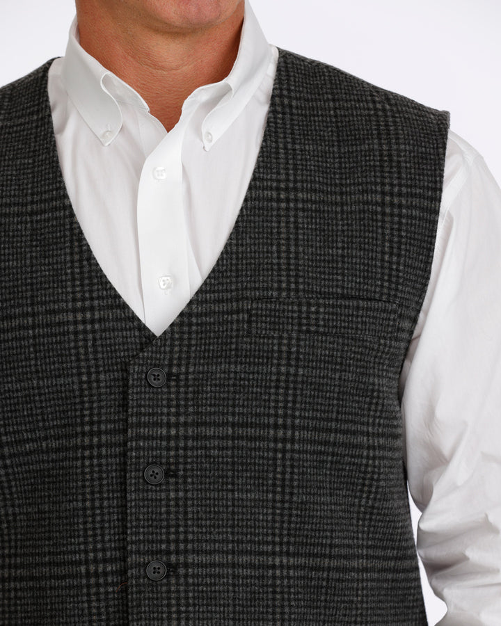 Cinch's Mens Plaid Vest