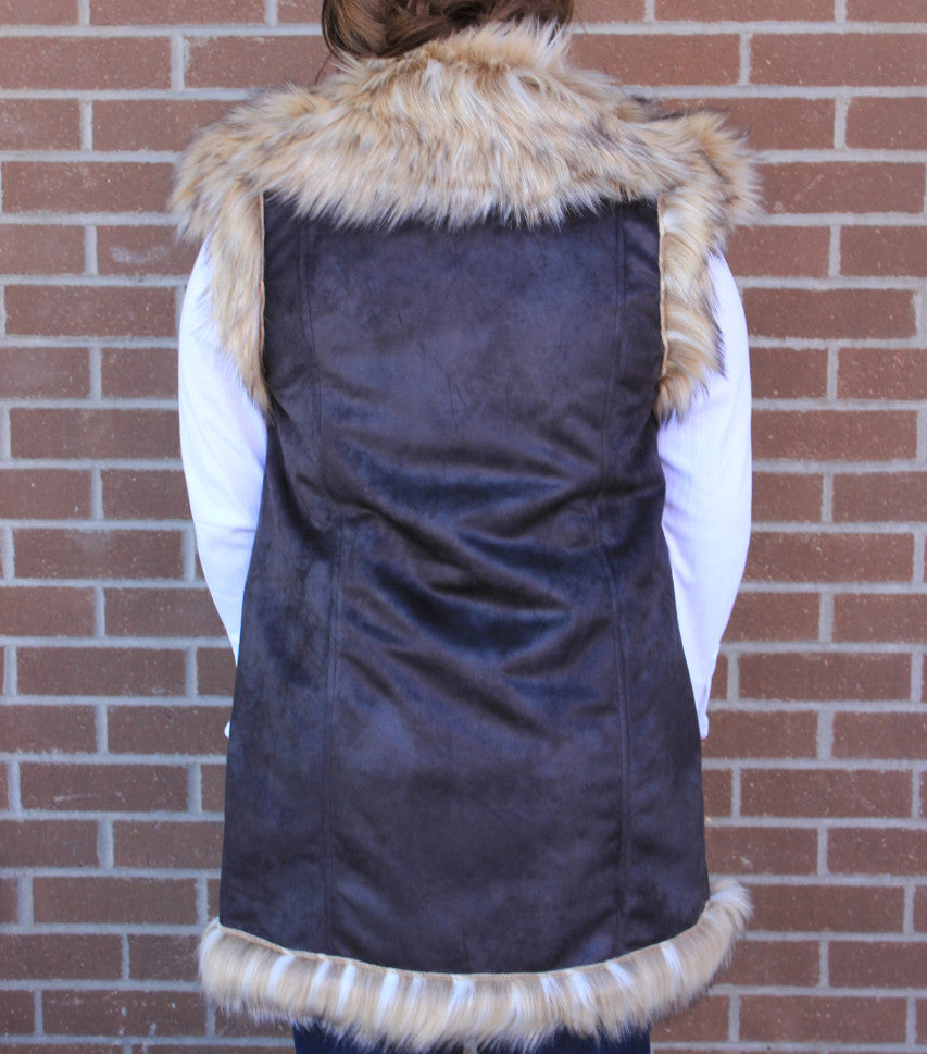Nora Suede Vest