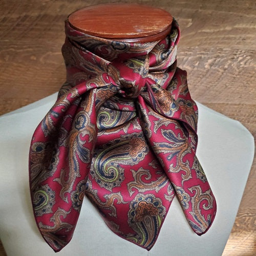 Outback Paisley Charmeuse Silk Scarf