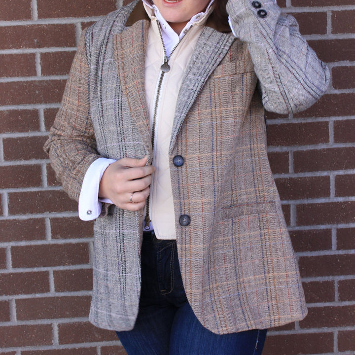 Herringbone Oversized Jacket
