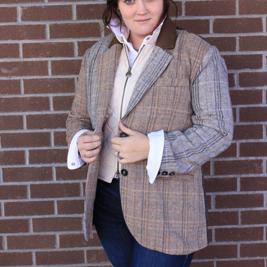 Herringbone Oversized Jacket