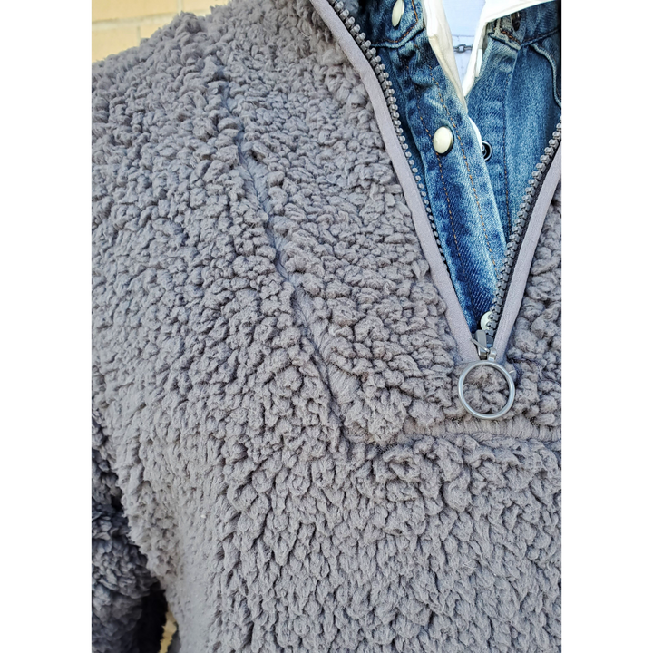 Women's Teddy Bear Fleece Pullover