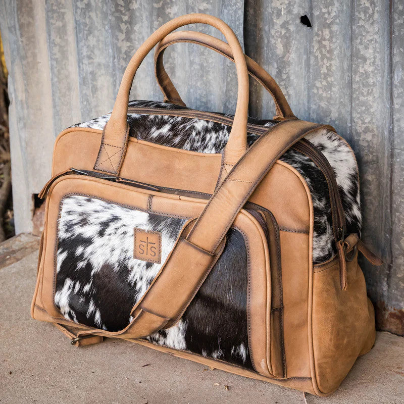Cowhide Carry On