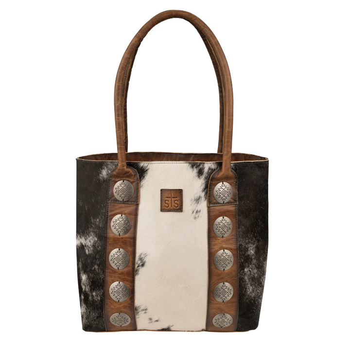 Vaquero Concho Leather Tote Bag