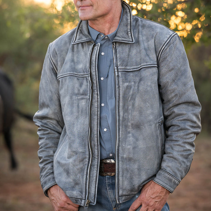 Men's Rifleman Leather Jacket