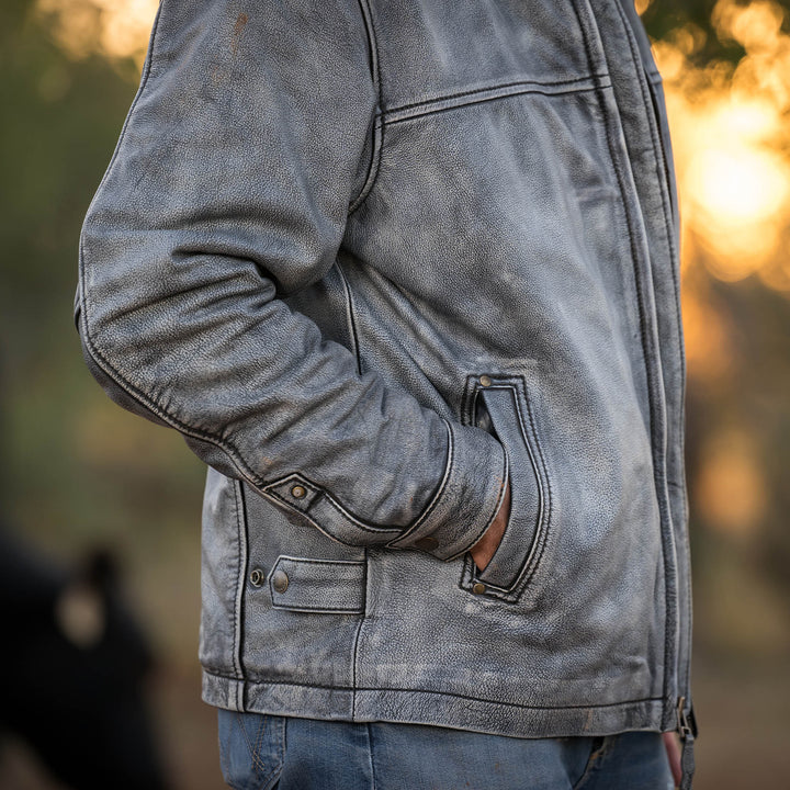 Men's Rifleman Leather Jacket
