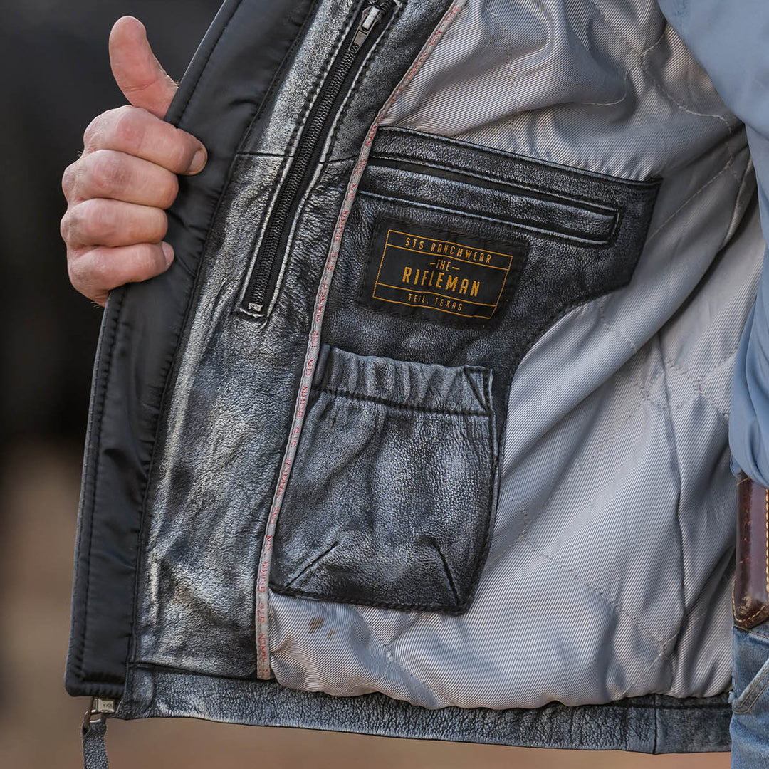 Men's Rifleman Leather Jacket