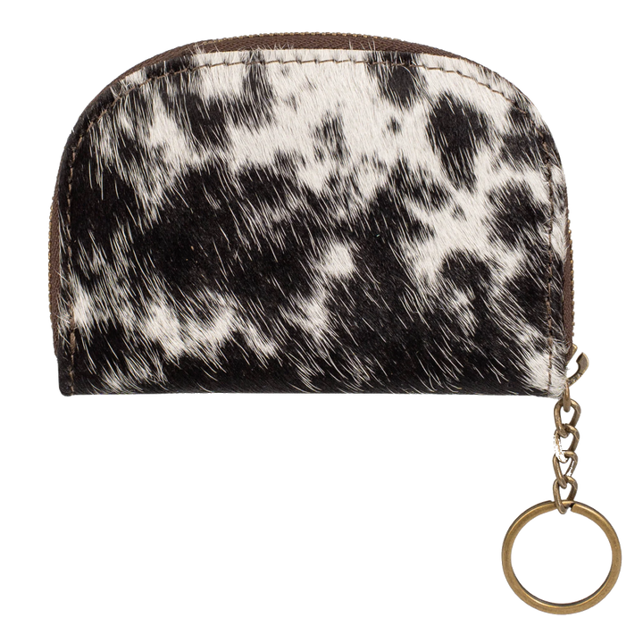 Cowhide Keychain Wallet