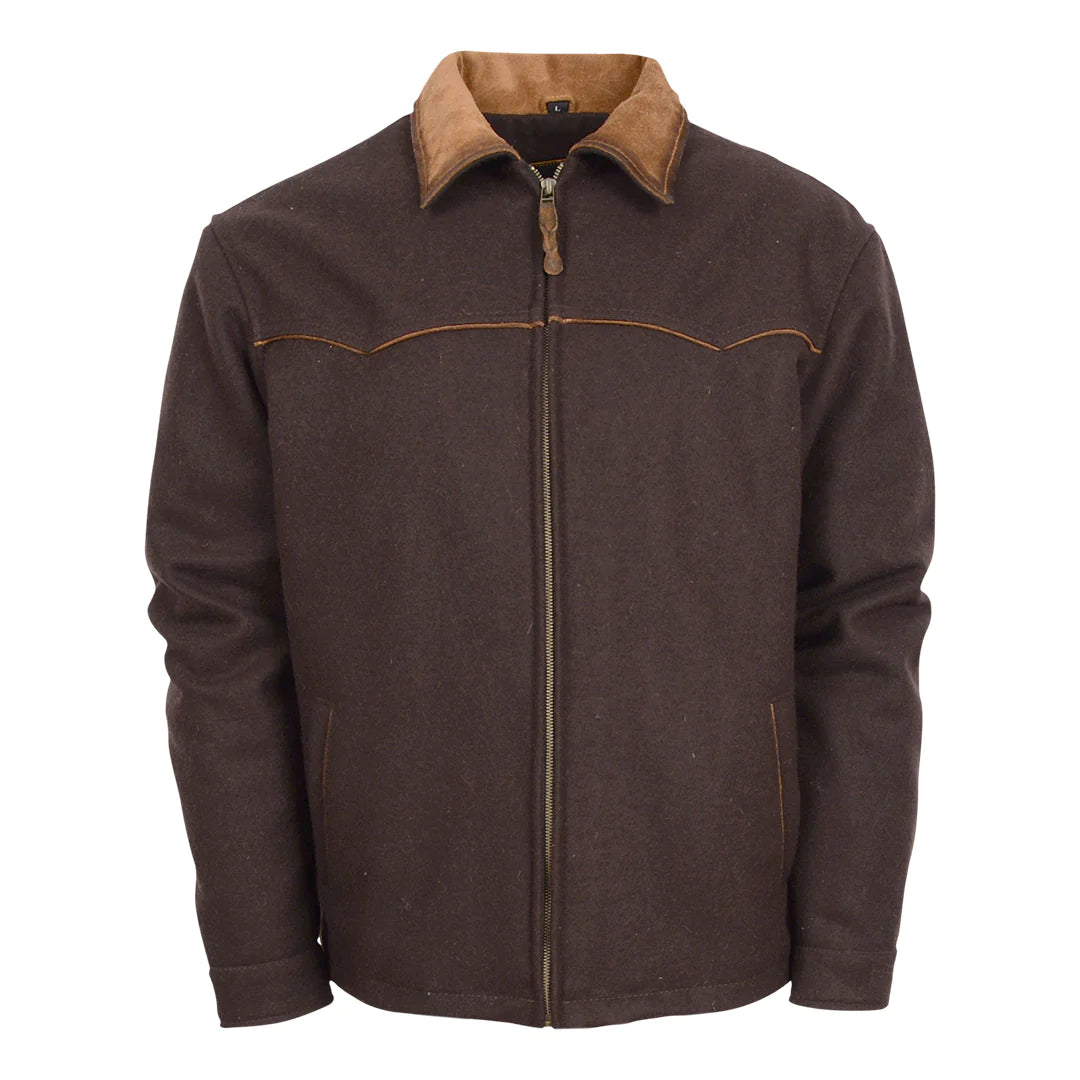 Mens western 2025 wool jacket