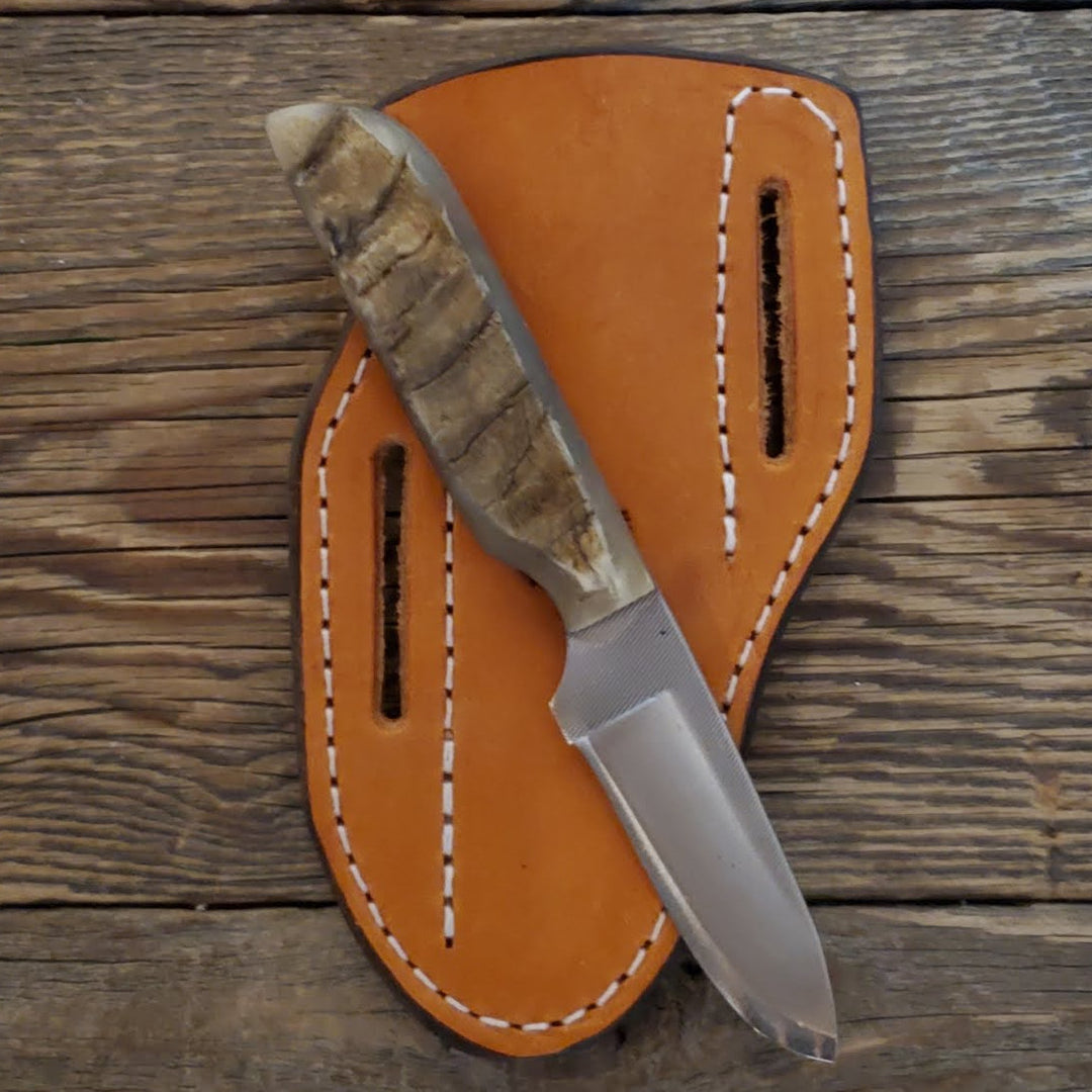2 3/4" Blade Knife with Sheep Horn Handle