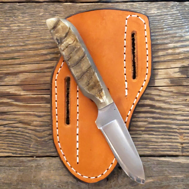 2 3/4" Blade Knife with Sheep Horn Handle