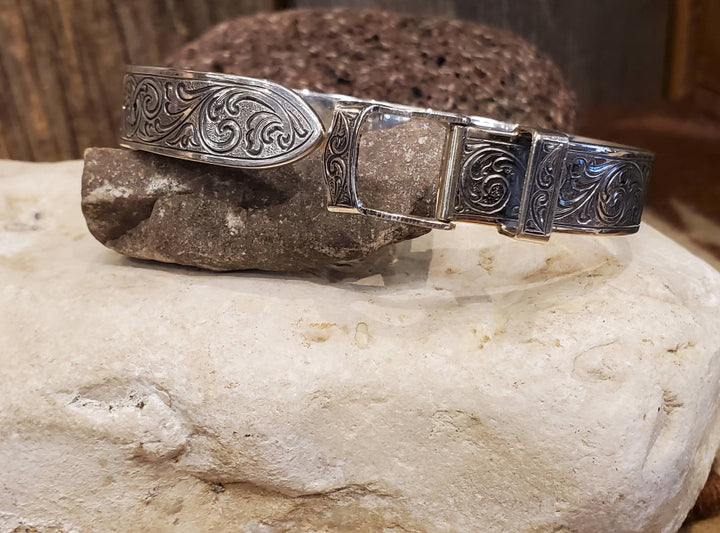 Sterling Buckle Bracelet