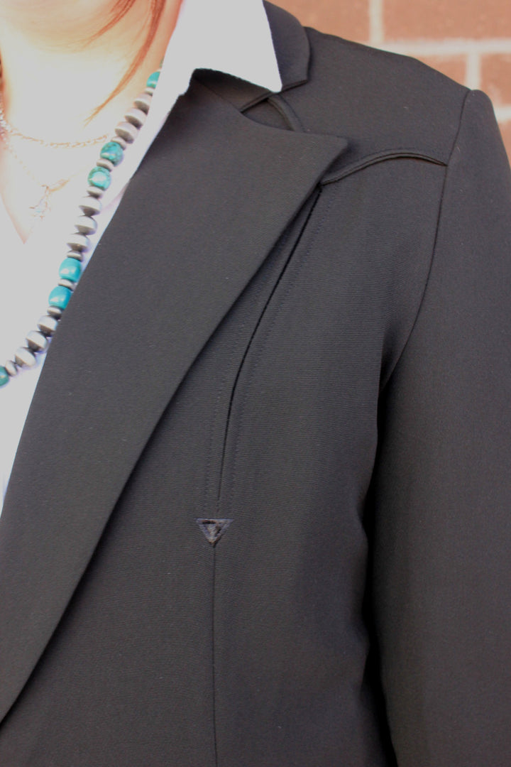 Women's Black Western Blazer