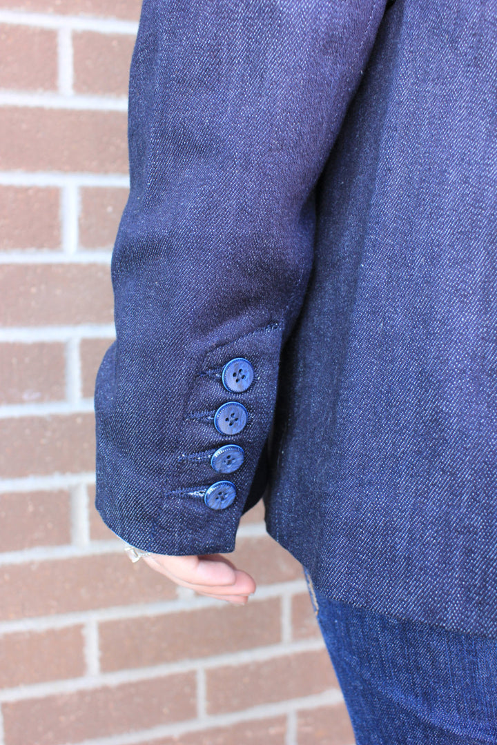 Women's Denim Blazer