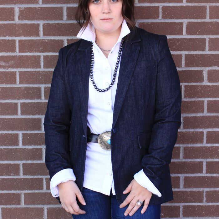 Women's Denim Blazer