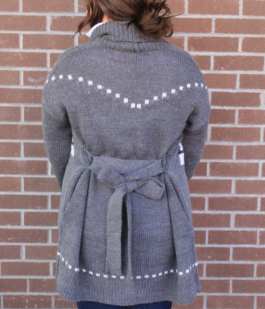 Horse Head Cardigan Sweater