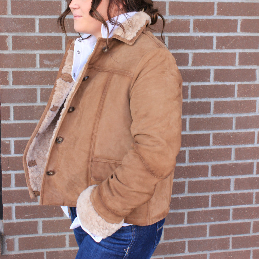 Suede Shearling Jacket