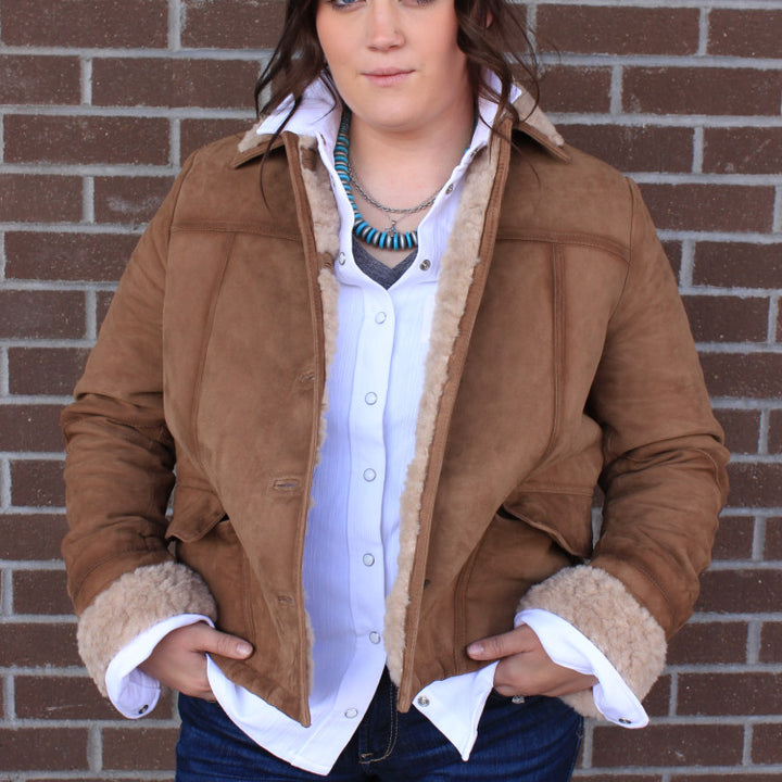 Suede Shearling Jacket