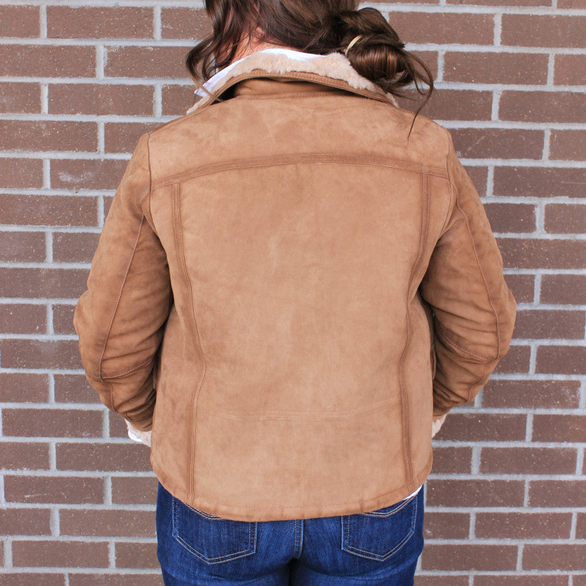 Suede Shearling Jacket