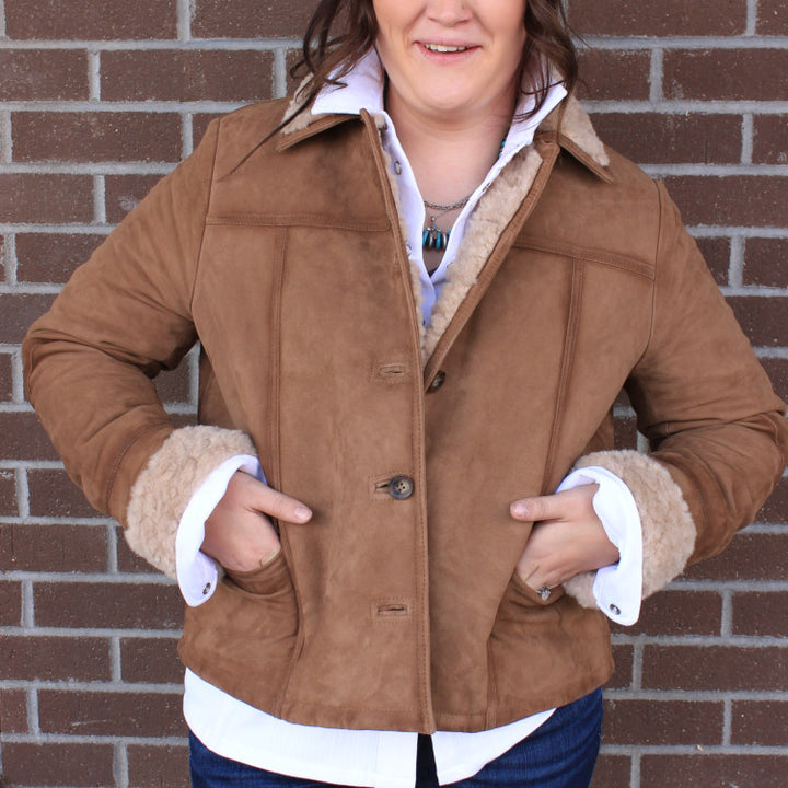Suede Shearling Jacket