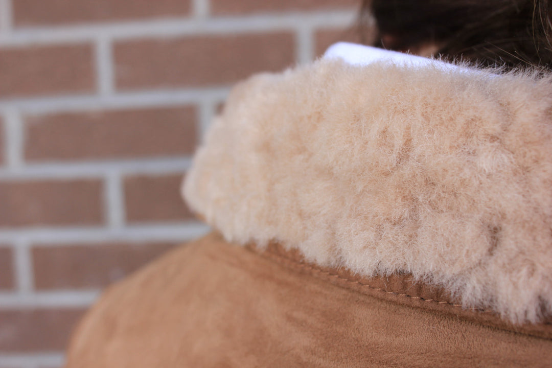 Suede Shearling Jacket