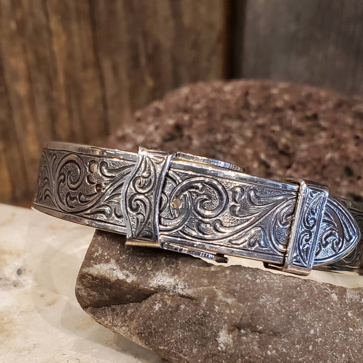 Sterling Buckle Bracelet