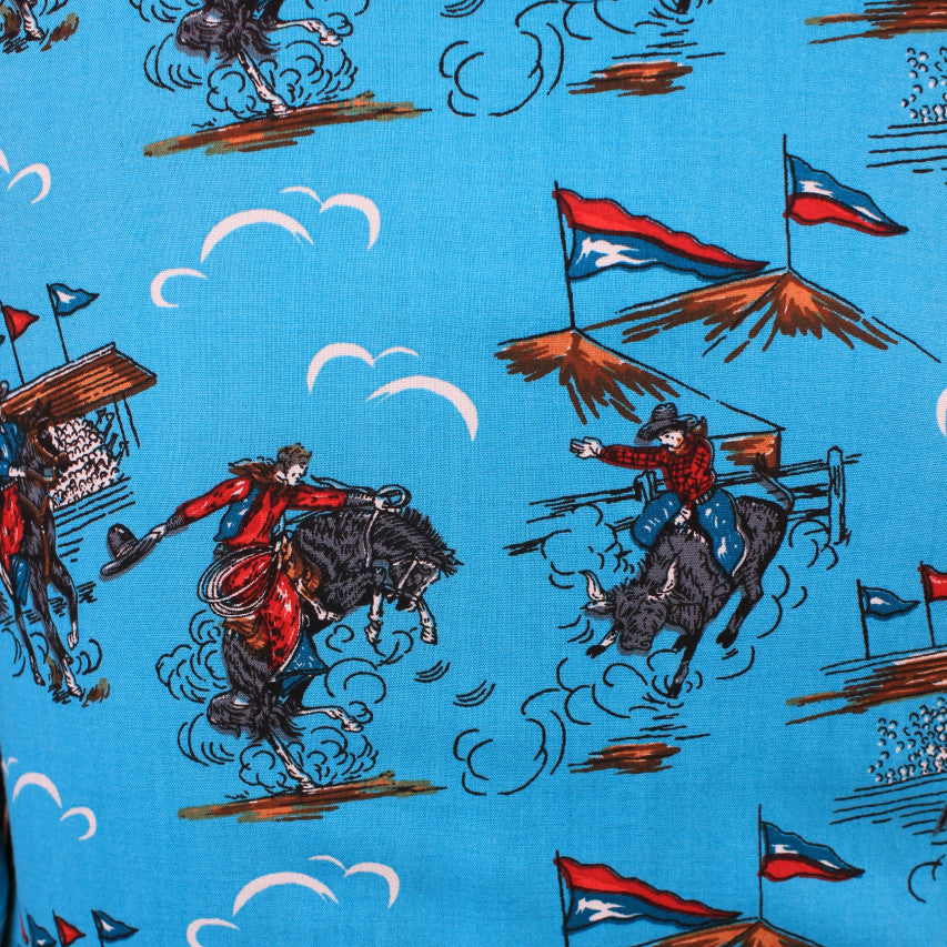 Women's Retro Rodeo Print Western Shirt